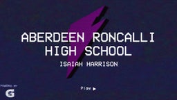 Isaiah Harrison's highlights Aberdeen Roncalli High School