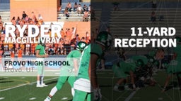 11-yard Reception vs Maple Mountain 