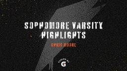 Sophomore varsity highlights 