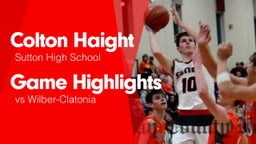 Game Highlights vs Wilber-Clatonia 