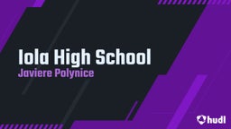 Javiere Polynice's highlights Iola High School