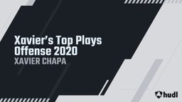 Xavier’s Top Plays Offense 2020