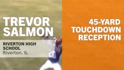 45-yard Touchdown Reception vs Pleasant Plains 
