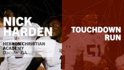  Touchdown Run vs Providence Christian Academy 