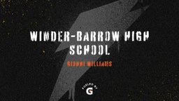 Gionni Williams's highlights Winder-Barrow High School