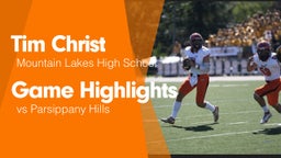 Game Highlights vs Parsippany Hills