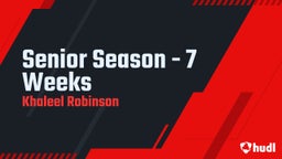End Of Regular Season 7 Weeks