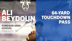 64-yard Touchdown Pass vs Churchill 