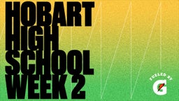 Zachary Lucious's highlights Hobart High School Week 2
