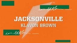 Klavon Brown's highlights Jacksonville