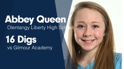 16 Digs vs Gilmour Academy