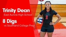 8 Digs vs Southland College Prep