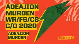 Adeajion Murden WR/FS/CB c/o 2020