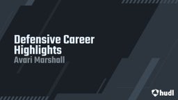 Defensive Career Highlights