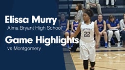 Game Highlights vs Montgomery 