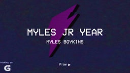 Myles JR year 