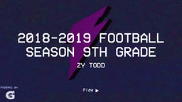 2018-2019 Football Season 9th grade