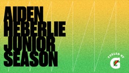 Aiden Heberlie Junior Season 