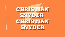 Christian Snyder 