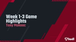 Week 1-3 Game Highlights