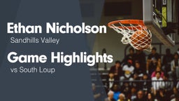 Game Highlights vs South Loup 