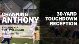30-yard Touchdown Reception vs The King's Academy