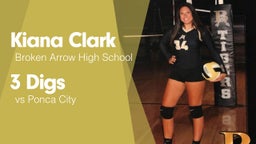 3 Digs vs Ponca City