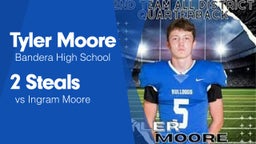 2 Steals vs Ingram Moore