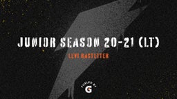 Junior season 20-21 (LT)