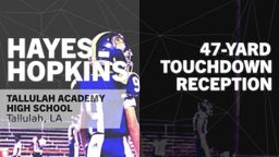 47-yard Touchdown Reception vs Franklin Academy 