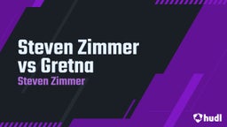 Steven Zimmer vs Gretna