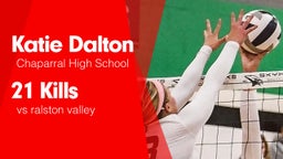21 Kills vs ralston valley
