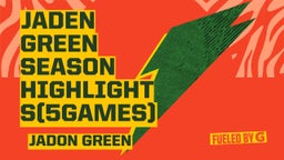 Jaden Green Season Highlights(5games)