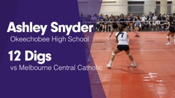 12 Digs vs Melbourne Central Catholic 