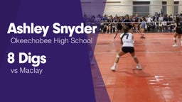 8 Digs vs Maclay 