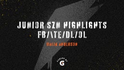 junior szn highlights FB/\TE/DL/OL