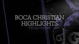 Boca Christian Highlights 