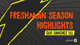 Freshman season highlights 