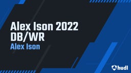 Alex Ison 2022 DB/WR