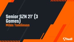 Senior SZN 21’ (3 Games)