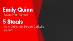 5 Steals vs Archbishop Bergan Catholic School