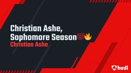 Christian Ashe, Sophomore Season????