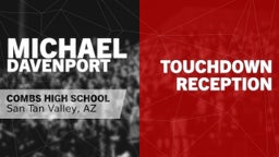  Touchdown Reception vs Tempe 