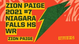 Zion Paige 2021 #7 Niagara Falls HS Wr