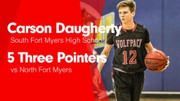 5 Three Pointers vs North Fort Myers 
