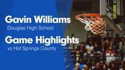 Game Highlights vs Hot Springs County