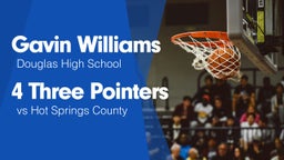 4 Three Pointers vs Hot Springs County 