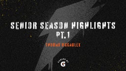 senior season highlights pt.1