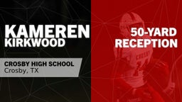 50-yard Reception vs A&M Consolidated 