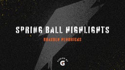 Spring Ball Highlights 